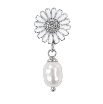 Marguerite Pearl vedhæng sølv , fra Christina Jewelry & Watches